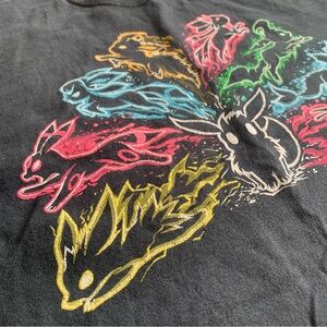 Rare | 🇳🇮 Vintage Gildan T-Shirt with Cartoon Print, Black | Medium